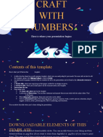 Craft With Numbers by Slidesgo