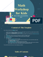 Math Workshop for Kids by Slidesgo