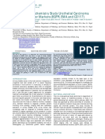 Immunohistochemistry Study Urothelial Carcinoma Using Tumor Markers (EGFR, EMA and CD117)