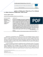 (2014) (Baru) Assessment of Metacognition in Mathematics