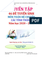 Bản PDF Full Xem Trước Bộ Vào 10 Chuyên 46 Tỉnh - 2020-2021 - hồ Khắc Vũ - gv Toán Qnam