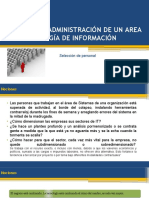 Seleccion Personal - El Cio y La Administración de Un Area