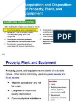 Acquisition and Disposition of Property, Plant, and Equipment