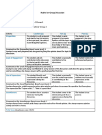 Rubric For Group Discussion - Alfania Asmara