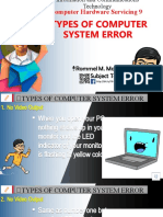 Computer Hardware Errors