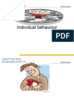 Module 2 - Individual Behaviour