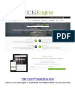Engine: Use Our Vce Test Engine To Experience Simulated Practice Test For Sure Pass