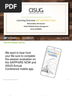 Asug82651 - Sap S4hana Licensing Cloud