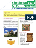 2.° Secundaria - Literatura - Representantes de La Literatura Medieval Española (Material)