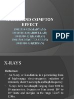 X-RAYS AND COMPTON SCATTERING