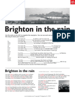 Bighton in The Rain Worksheet