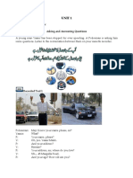 Unit 1: Section A Function Asking and Answering Questions