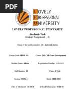 Lovely Professional University: (Online Assignment - 3)