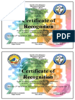 CHS Certificates Best in Math