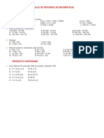 TRABAJO DE REFUERZO DE MATEMÁTICAS