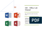 Ms Office Lab Manual