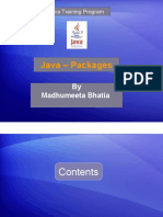 Java - Packages: by Madhumeeta Bhatia