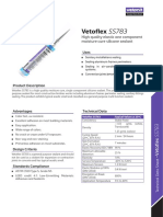Vetoflex SS783: High Quality Elastic One Component Moisture Cure Silicone Sealant