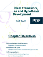 Theoretical Framework, Variables and Hypothesis Development