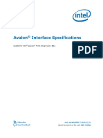 Avalon Interface Specifications