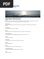 Nautical Terms and Definitions List | PDF | Mast (Sailing) | Ships