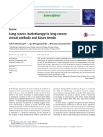  Lung cancer. Radiotherapy in lung cancer- Actual methods and future trends