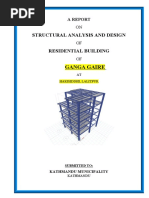 Structural Analysis and Design: Ganga Gaire