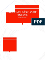Sintaxis