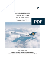 CANADAIR RJ 100/200 Thrust Reverser Familiarisation Training Notes Vol 1