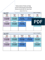 Fall Semester 2020 Timetable Online Classes - VII (12th Apr)