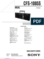 Service Manual: CFS-1085S