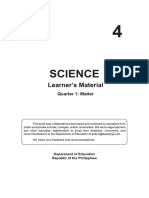 K To 12 Grade 4 Learners Material in Science q1 q4