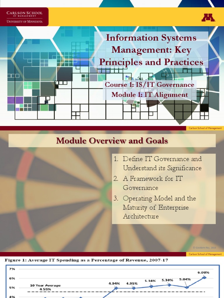 IT Alignment Part 1 | PDF | Governance | Internal Audit