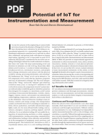 The Potential of Iot For Instrumentation and Measurement: Boon-Yaik Ooi and Shervin Shirmohammadi