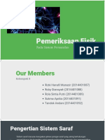 Pemeriksaan Fisik Pada Sistem Persarafan