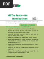 GST I - A I: IN Ndia N Ntroduction