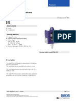 Pressure Switch For Industrial Applications Model PSM-520