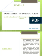 Learning Level-1,2: Development of Building Forms