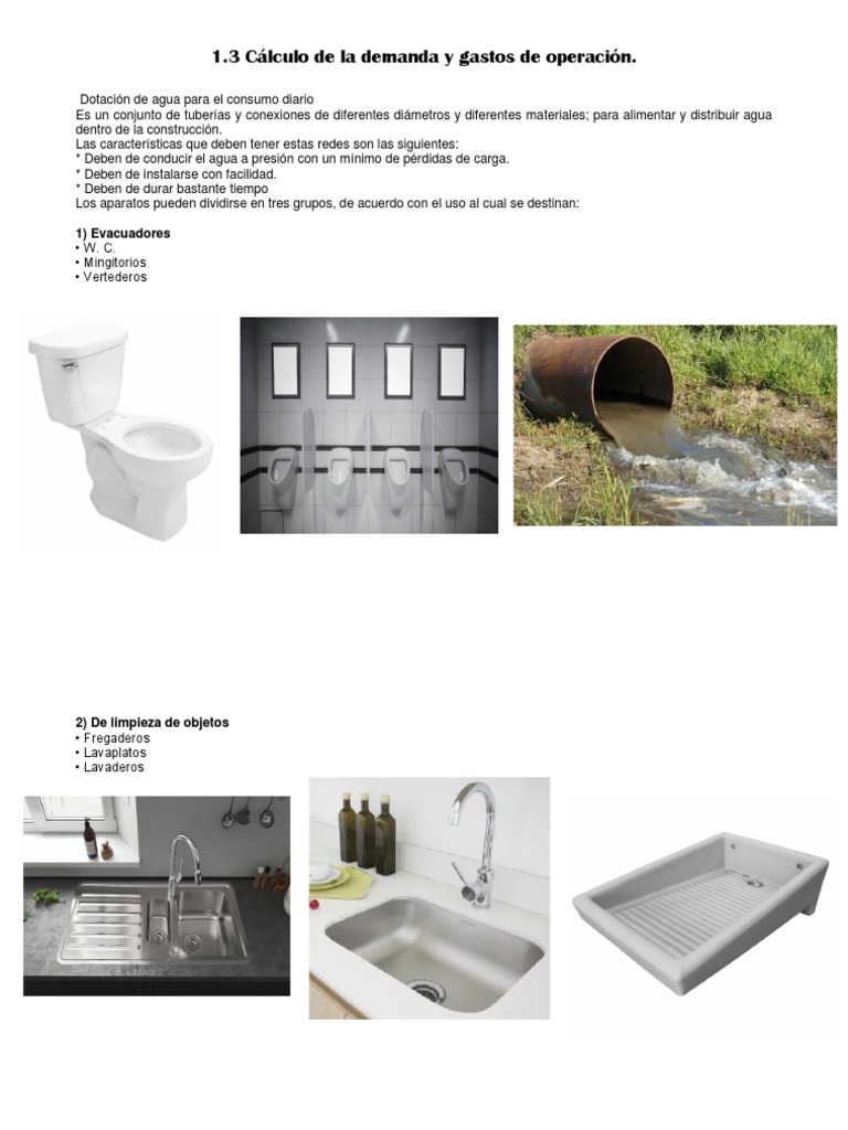 Cálculo de Demanda y Consumo de Agua | PDF | Consumo (economía) | Demanda