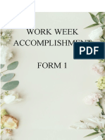 Work Week Accomplishment Form 1