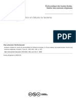 Section des sciences religieusesCentre de documentation et d'étude du taoïsme