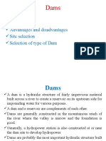 Introduction Classification Advantages and Disadvantages Site Selection Selection of Type of Dam