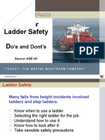 Tips For Ladder Safety D: O's and Dont's