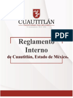 Reglamento Interno de Cuautitlán 2019-2021