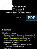 Management: Overview of Business