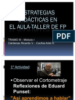 Estrategias Didácticas en El Aula-Taller de FP