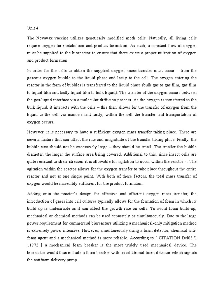 Oxygen Mass Transfer in Bioreactors | PDF | Liquids | Oxygen