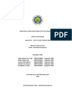 Proposal Kewirusahaan Ekonomi Teknik