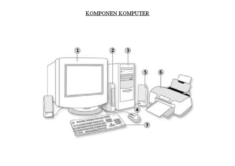Komponen Komputer Dan Fungsinya