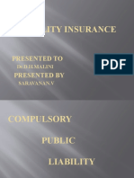 Liability Insurance: Presented To Presented by